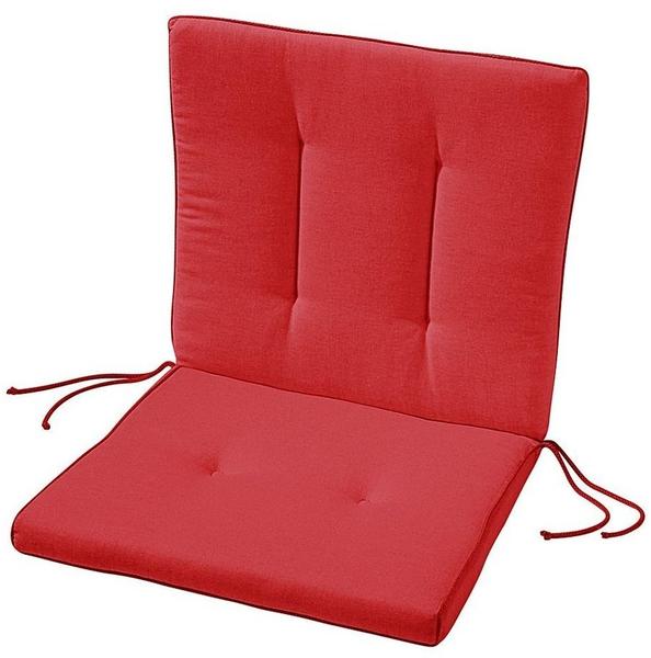 Best Antigua Sitz-und Rückenkissen 90 x 45 cm rot (05311330)