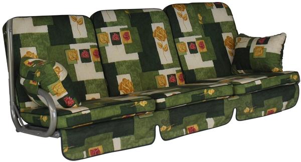 Angerer Comfort Schaukelauflage 3-Sitzer grün