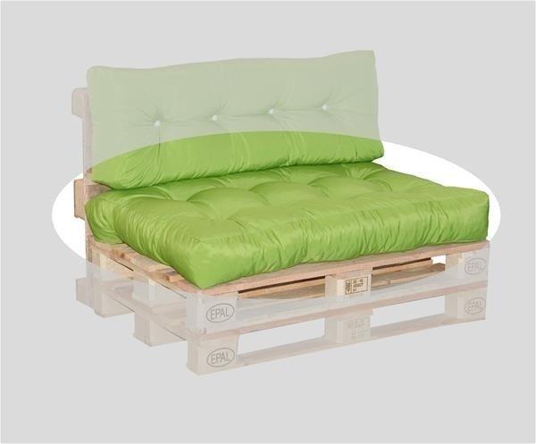 Doppler Sitzkissen für Palettenmöbel Des. Look 836 120x80x15/20cm grün (559438836)