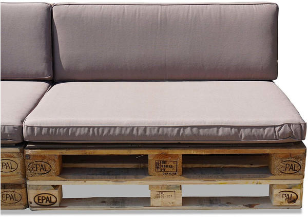 madison Polster madison Nordje Auflage 120x80 cm /120x40 cm Taupe