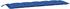 vidaXL Gartenbank-Auflage 180x50x7cm Stoff Blau (314978)