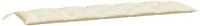 vidaXL Gartenbank-Auflage Cremewei&szlig; 180x50x7 cm Oxford-Gewebe