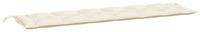 vidaXL Gartenbank-Auflage Cremewei&szlig; 200x50x7 cm Oxford-Gewebe