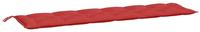 vidaXL Gartenbank-Auflage Rot 200x50x7 cm Oxford-Gewebe