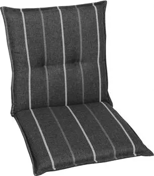 GO-DE Niederlehner-Auflage 100x50x7cm grau/anthrazit (23524-02)