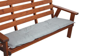 madison Polster madison A046 3er Bankauflage 150x48x8cm grau uni (554017)