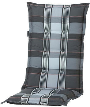 madison A055 Hochlehner Auflage 120x50x8cm grau kariert (550014)