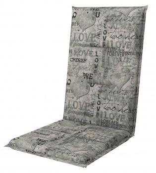 Doppler Spot 118x48x5cm Herzen grau (5122142660)