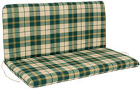 Auflage Boston F&uuml;r Bank 2-sitzer, Gr&uuml;n/beige Kariert