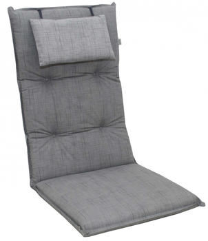 Doppler Hochlehnerauflage 120x50x8cm grau (501174)