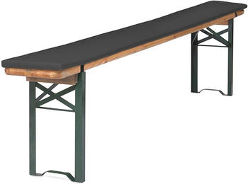 TexDeko Bierbankauflage Premium 170x25x4cm anthrazit