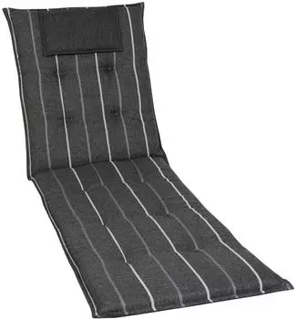GO-DE Liegenauflage 190x60x7cm Dessin 23524 Dunkelgrau (23524-05)