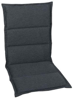 OUTLIV. Sesselauflage mittel 106x48x3cm Dessin 924 Dunkelgrau (17924-25)