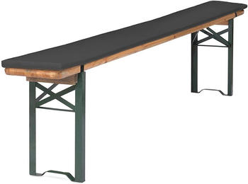 TexDeko Bierbankauflage 110cm anthrazit