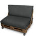 Happers Outdoor-Palettenkissen 120x60x20