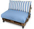 Happers Outdoor-Palettenkissen 120x60x20