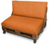 Happers Outdoor-Palettenkissen 120x60x20