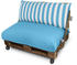 Happers Outdoor-Palettenkissen 120x60x20