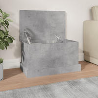 vidaXL Truhe Betongrau 50x30x28 cm Holzwerkstoff