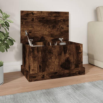 vidaXL Truhe 50x30x28 cm Holzwerkstoff R&auml;uchereiche