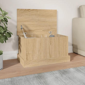 vidaXL Truhe 50x30x28 cm Holzwerkstoff Sonoma-Eiche