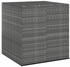 vidaXL Garten-Kissenbox PE Rattan 100x97,5x104cm Grau