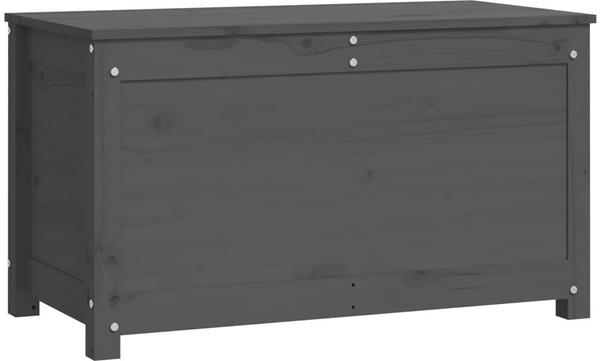 vidaXL Truhe 80x40x45,5 cm Massivholz Kiefer Grau (823536)