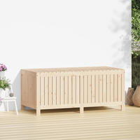 vidaXL Gartentruhe 147x68x64 cm Massivholz Kiefer