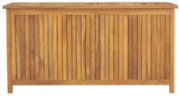 vidaXL Gartenbox 114x50x58 cm Massivholz Teak