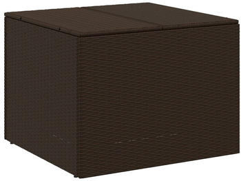 vidaXL Gartentruhe 291L Poly Rattan Braun