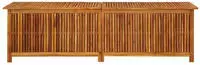 vidaXL Garten-Aufbewahrungsbox 200x50x58 cm Massivholz Akazie