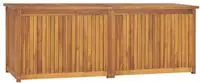 vidaXL Gartenbox 150x50x55 cm Massivholz Teak