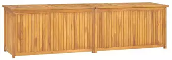 vidaXL Gartenbox 200x50x55cm Massivholz Teak