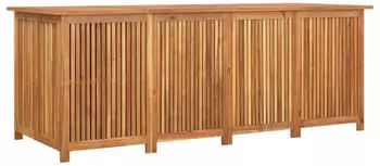 vidaXL Gartentruhe 200x80x75cm Massivholz Akazie