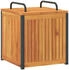 vidaXL Gartenbox Massivholz Akazie/Stahl 45 x 45 x 45/53 cm