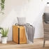 vidaXL Gartenbox Massivholz Akazie/Stahl 45 x 45 x 45/53 cm