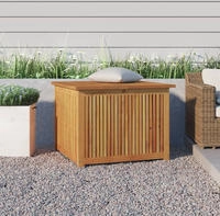 vidaXL Gartenbox 75x75x58 cm Massivholz Akazie