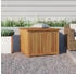 vidaXL Gartenbox Massivholz Akazie 75 x 75 x 58 cm