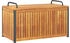 vidaXL Gartenbox Massivholz Akazie/Stahl 85 x 45 x 45/53 cm