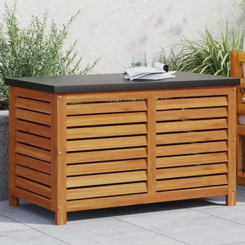 vidaXL Gartenbox Massivholz Eukalyptus 90 x 48 x 55 cm