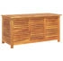 vidaXL Gartenbox Massivholz Akazie mit Lüftungsschlitzen 113 x 50 x 56 cm