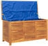 vidaXL Gartenbox Massivholz Akazie mit Lüftungsschlitzen 113 x 50 x 56 cm
