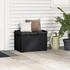 vidaXL Gartentruhe Polypropylen 125 Liter anthrazit