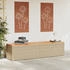 vidaXL Gartentruhe Polyrattan/Akazienholz 220 x 50 x 54 cm beige