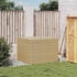 vidaXL Gartentruhe Polyrattan 291 Liter beige