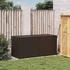 vidaXL Gartentruhe Polyrattan 283 Liter braun
