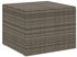 vidaXL Gartentruhe Polyrattan 291 Liter grau