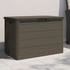 vidaXL Outdoor-Kissenbox Polypropylen 77,5 x 44,5 x 53 cm braun