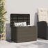 vidaXL Outdoor-Kissenbox Polypropylen 77,5 x 44,5 x 53 cm braun