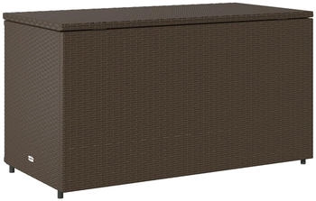 vidaXL Gartenschrank 110x55x60,5cm Poly Rattan braun